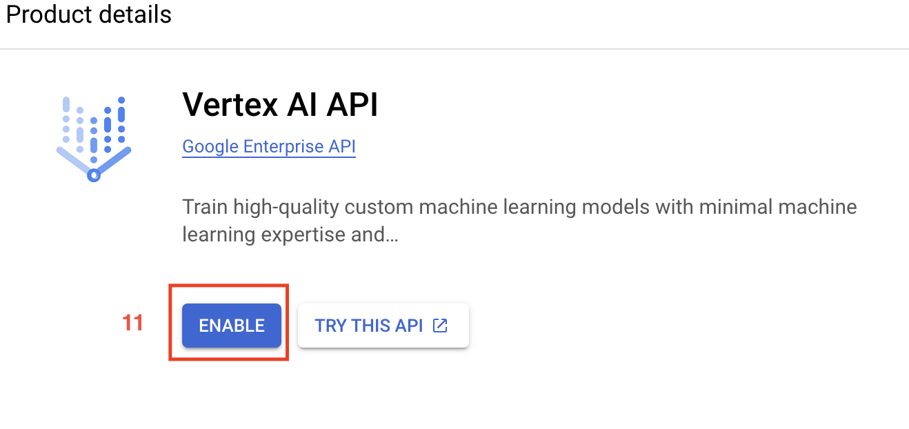 Vertex AI API